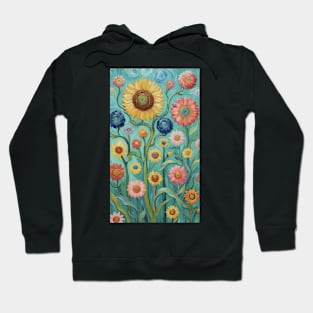 Blooms of Brilliance: A Tribute to Van Gogh's Sunflowers Hoodie
